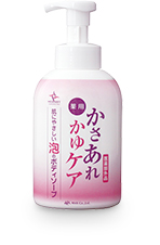 かさあれかゆケア泡ボディソープ ボトル